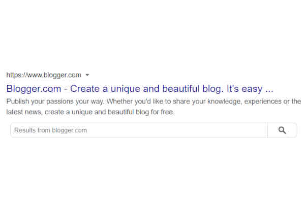 Blogger site

