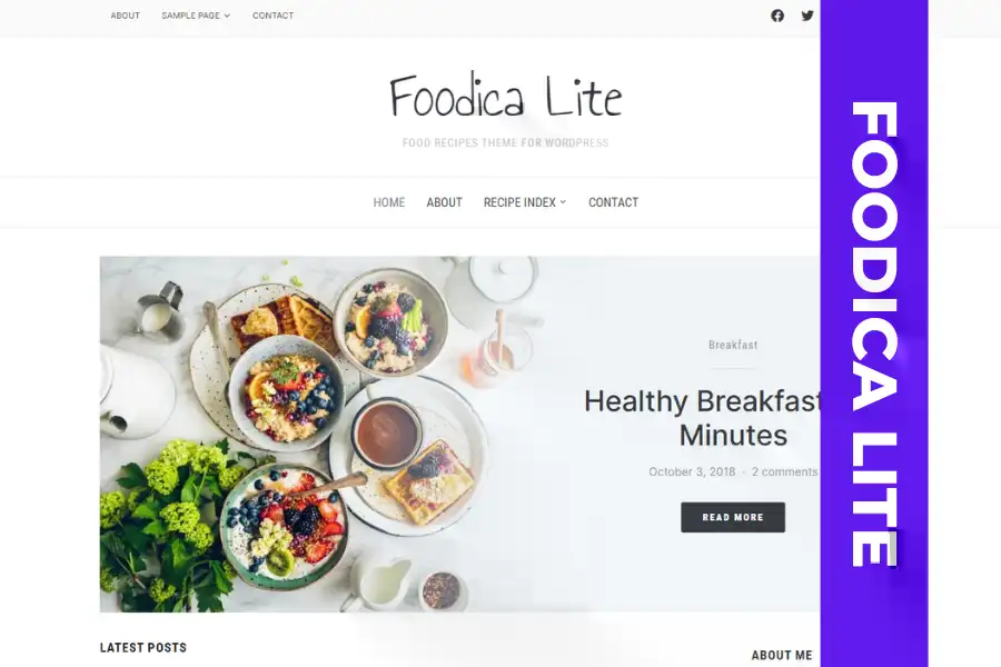 Foodie Lite WordPress 